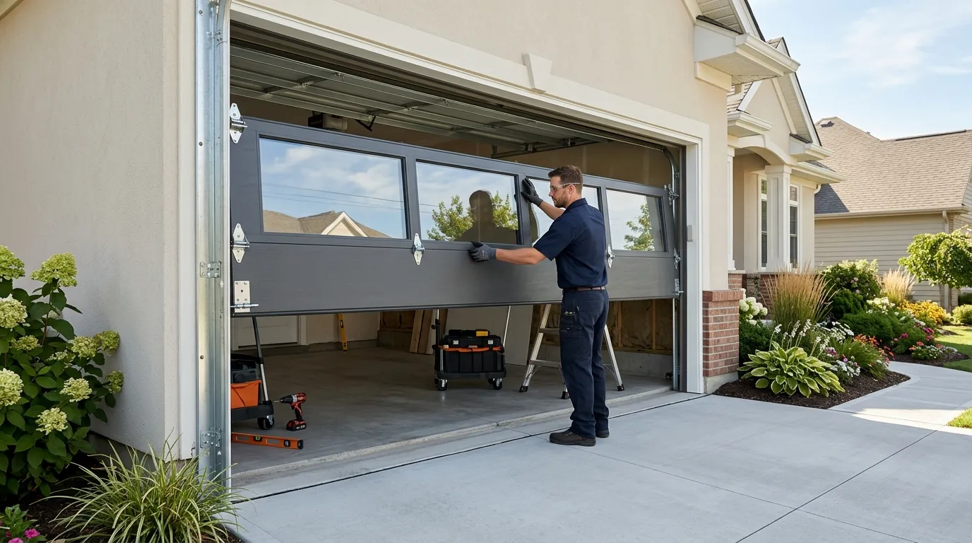 Garage door work by Louisville Garage Door Pros in Louisville, KY